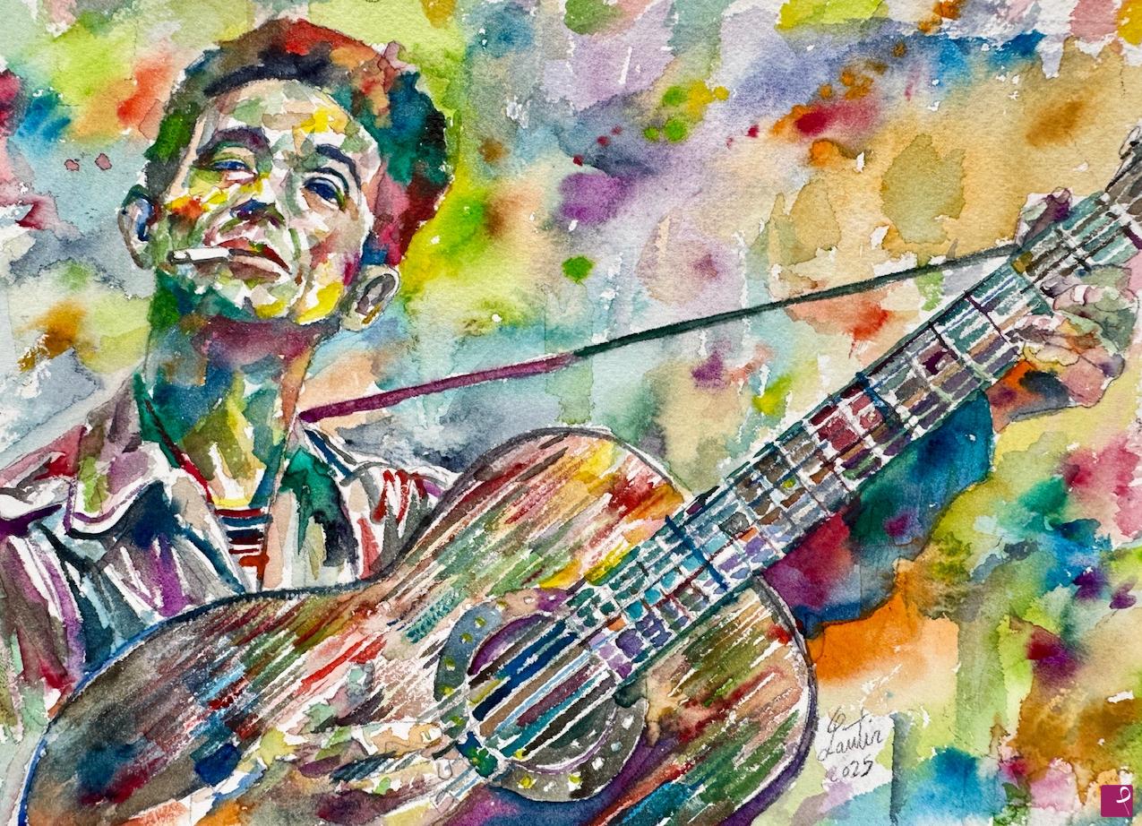 quadri in vendita online - WOODY GUTHRIE