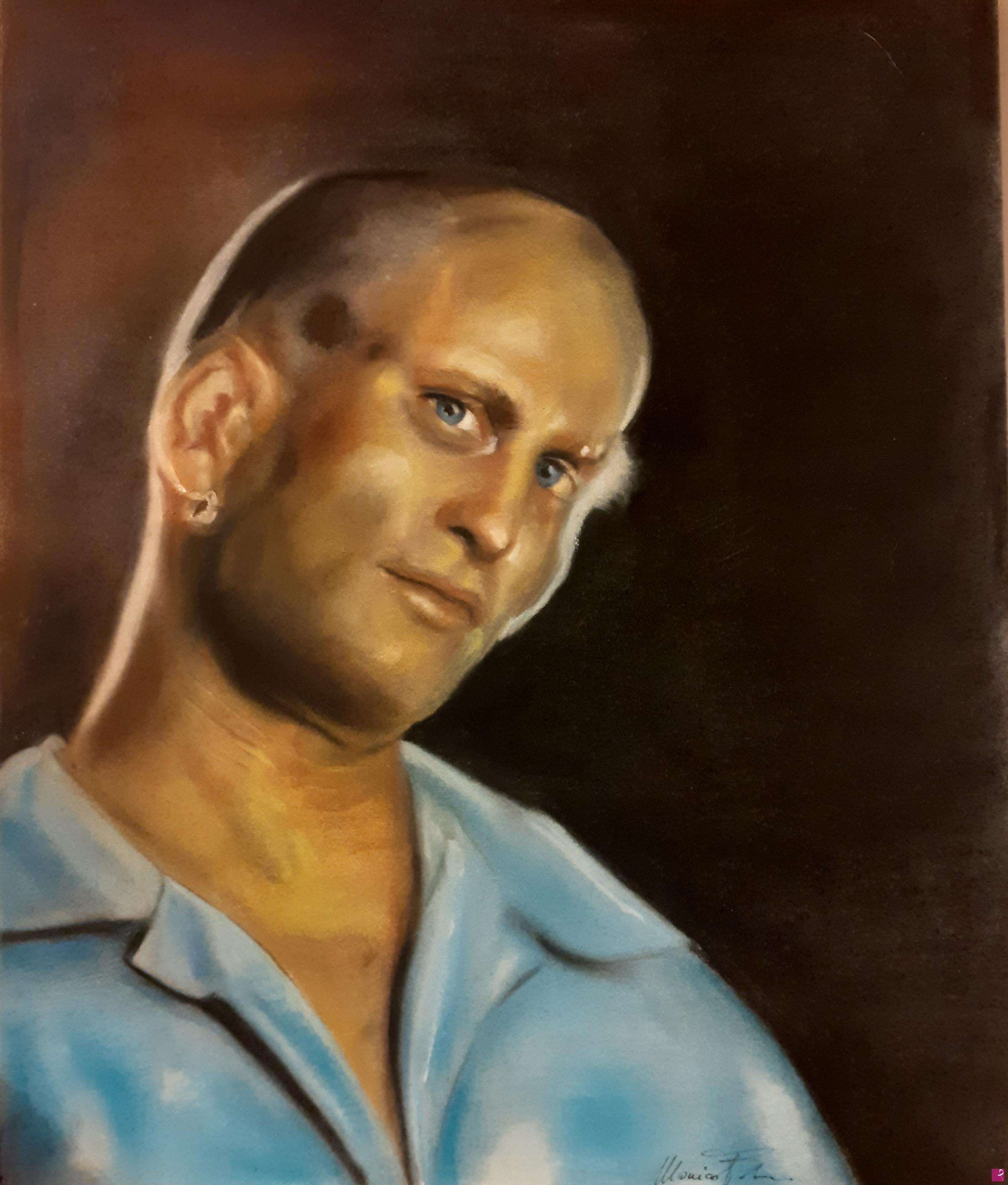 quadri in vendita online - Woody Harrelson Portrait