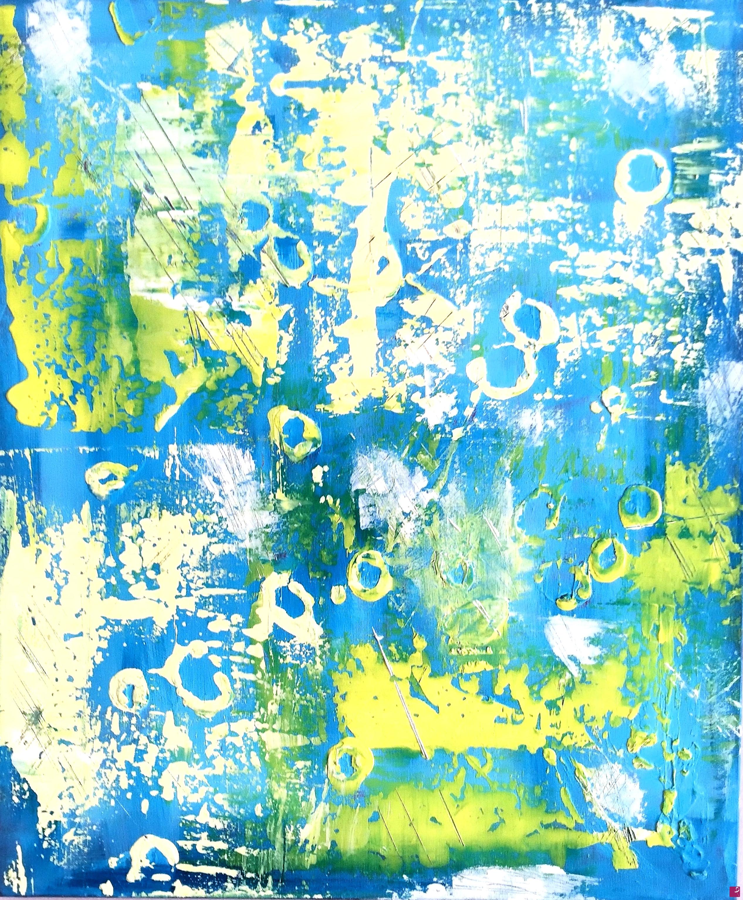 quadri in vendita online - Yellow Gemini