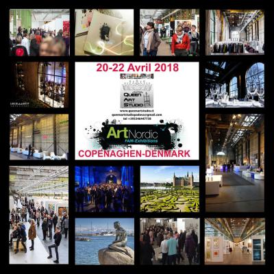 QUEENARTSTUDIO GALLERY  AD 'ART NORDIC’ FAIR -COPENAGHEN -APRILE 2018 - Denmark - Region Midtjylland - Århus Kommune - 138051