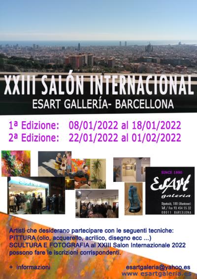 XXIII SALON INTERNAZIONALE ESART GALLERIA BARCELLONA 2022 - Spain - Catalunya - Província de Barcelona - 243476