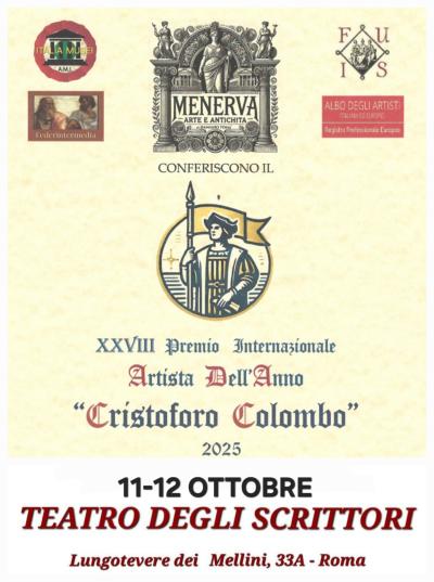 Premio Artista Dell'Anno C.Colombo  - Italia - Lazio - Roma - 334728